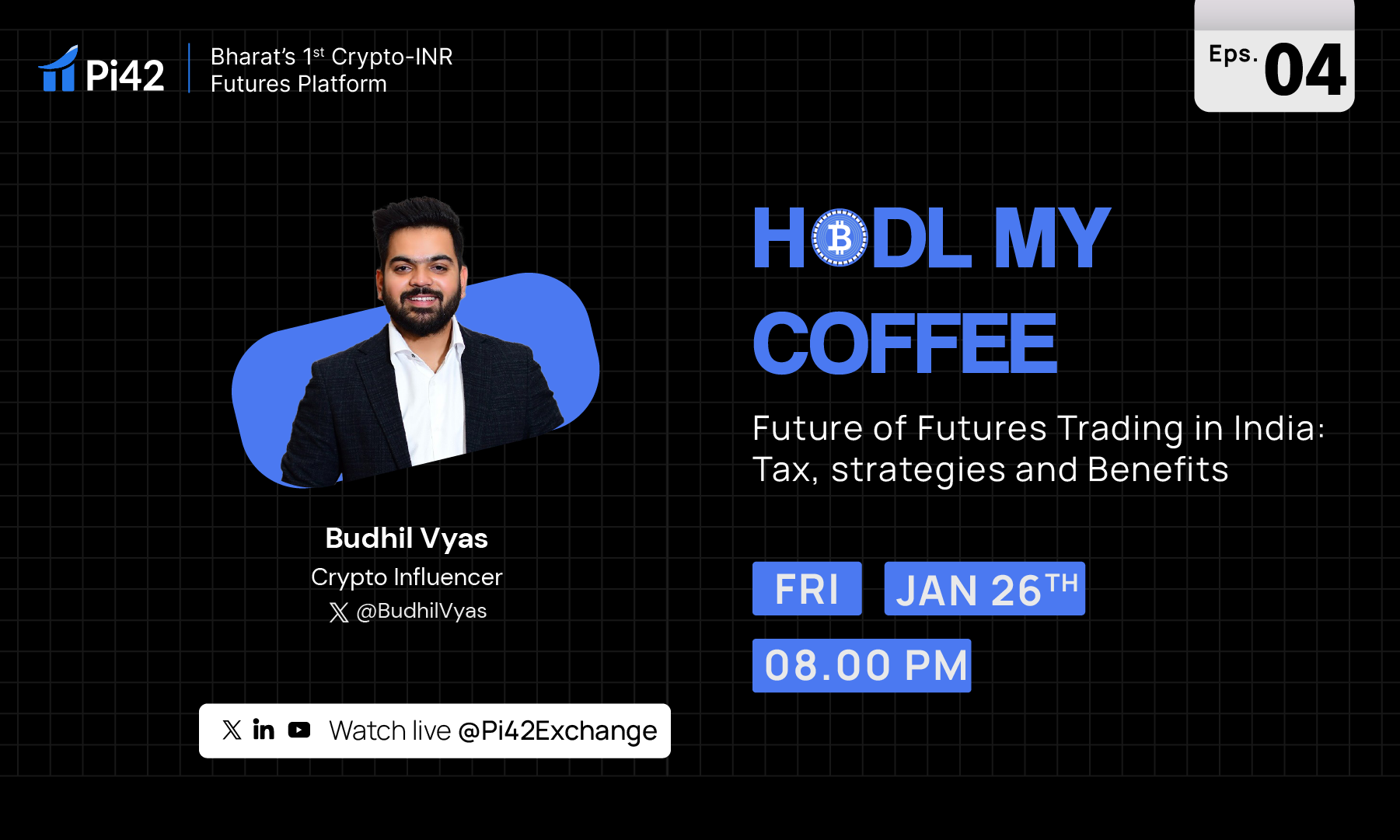 Hodl My Coffee EP 4: With Budhil Vyas