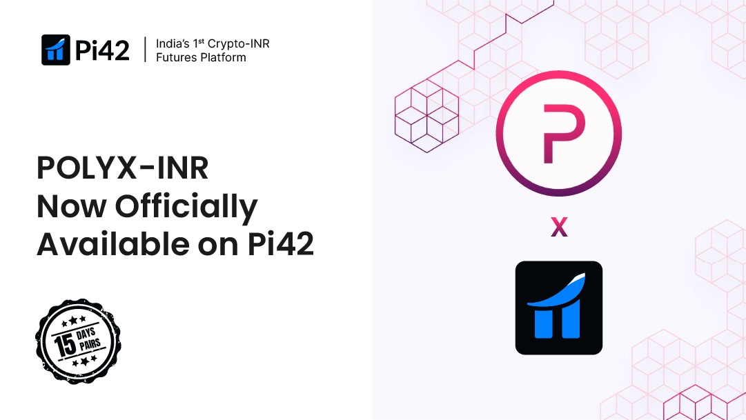 What is the New POLYX/INR pair on Pi42?