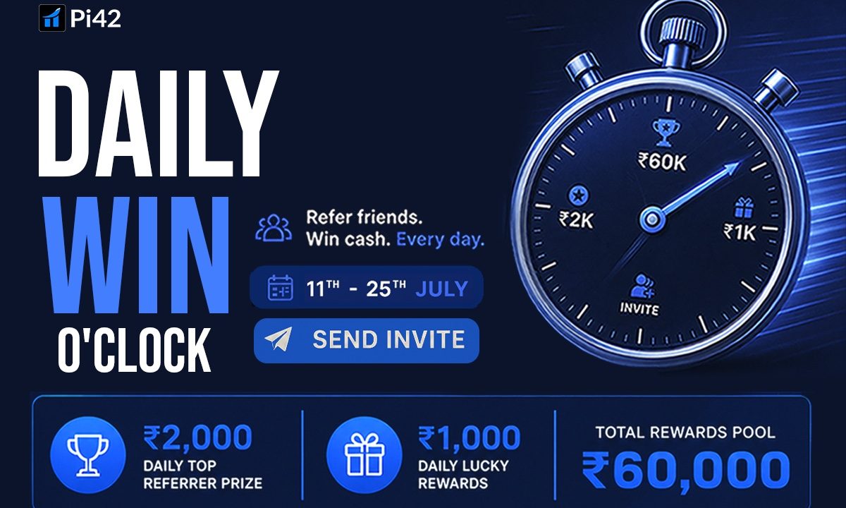 Pi42 referral contest – Daily Win O'Clock