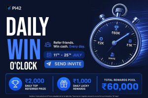 Pi42 referral contest – Daily Win O'Clock