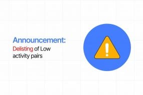 Pi42 delisting notice — 74 USDT Futures contracts discontinued on 29 October 2026, with timelines for closing open positions